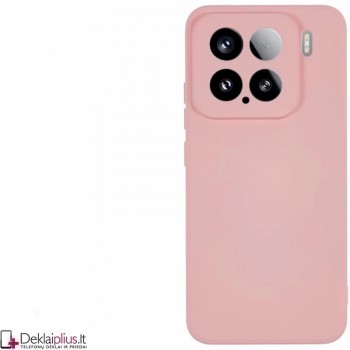 Liquid Air guminis rausvas dėklas - su kameros apsauga (Xiaomi 15)